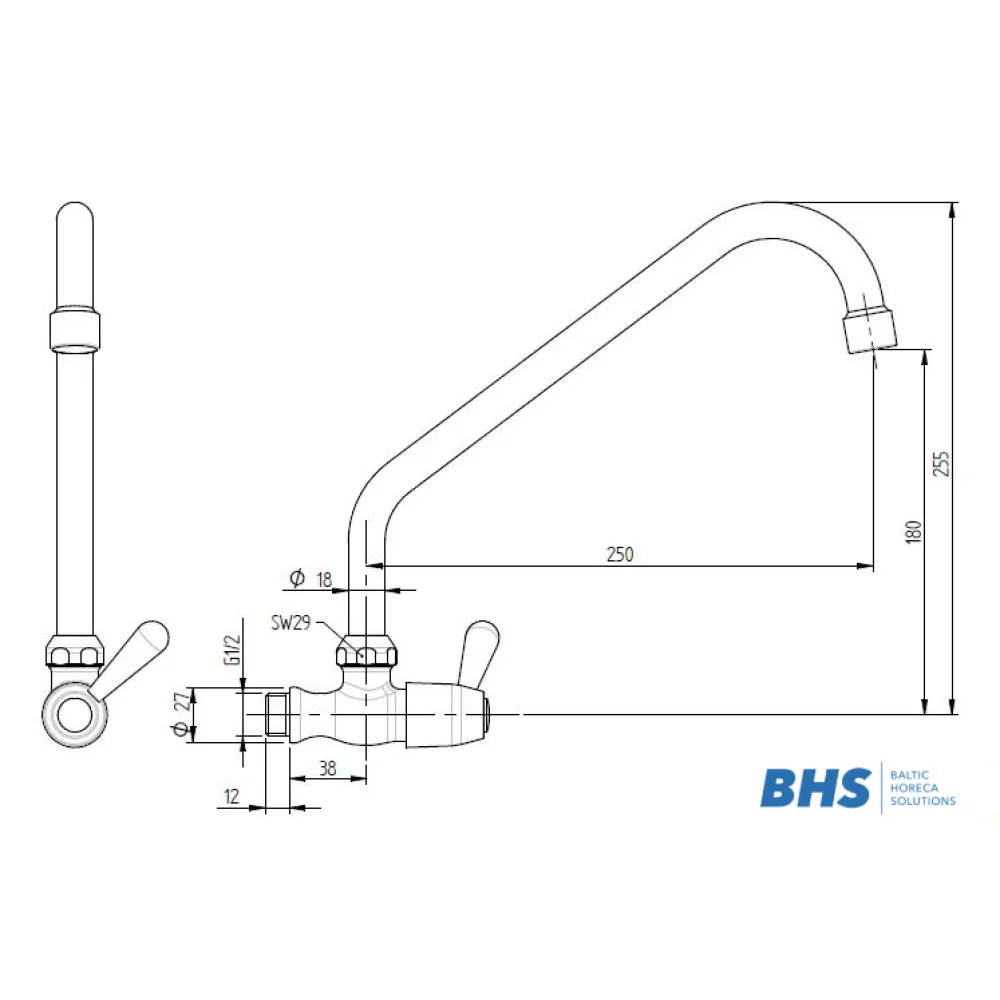 Water mixer for cooking line MONOLITH R0601010110