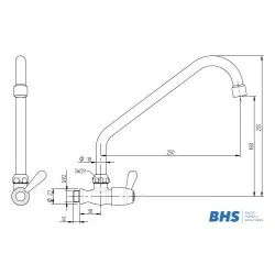 Water mixer for cooking line MONOLITH R0601010110