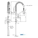 Water Mixer with Shower MONOLITH ERAMINI192