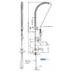 Water mixer with shower MONOLITH R0201020220