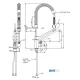 Water Mixer with Shower MONOLITH ERAMINI252