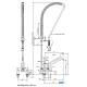 Water mixer with two inlets and shower MONOLITH R0102020207