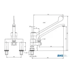 Mixer tap 20206 MONOLITH R0102020206