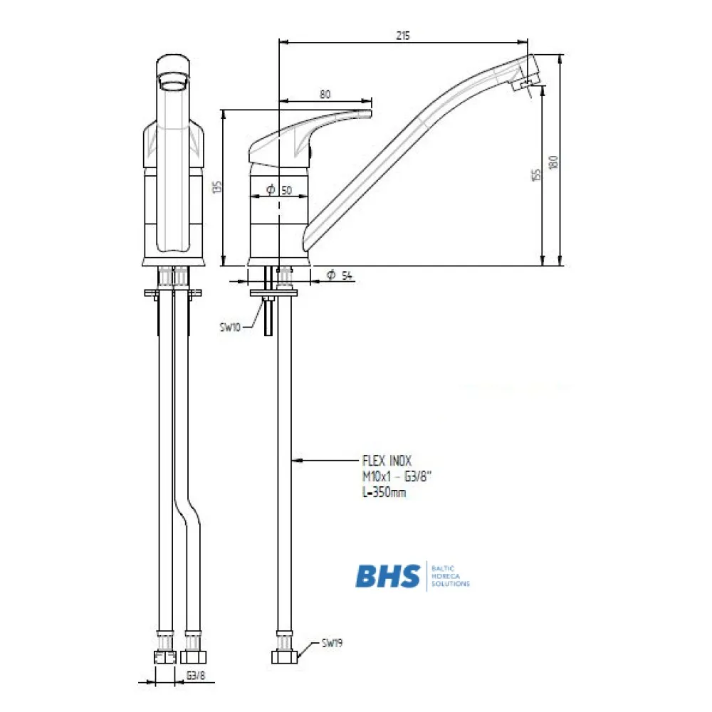 Mixer tap 20201 MONOLITH R0201020201