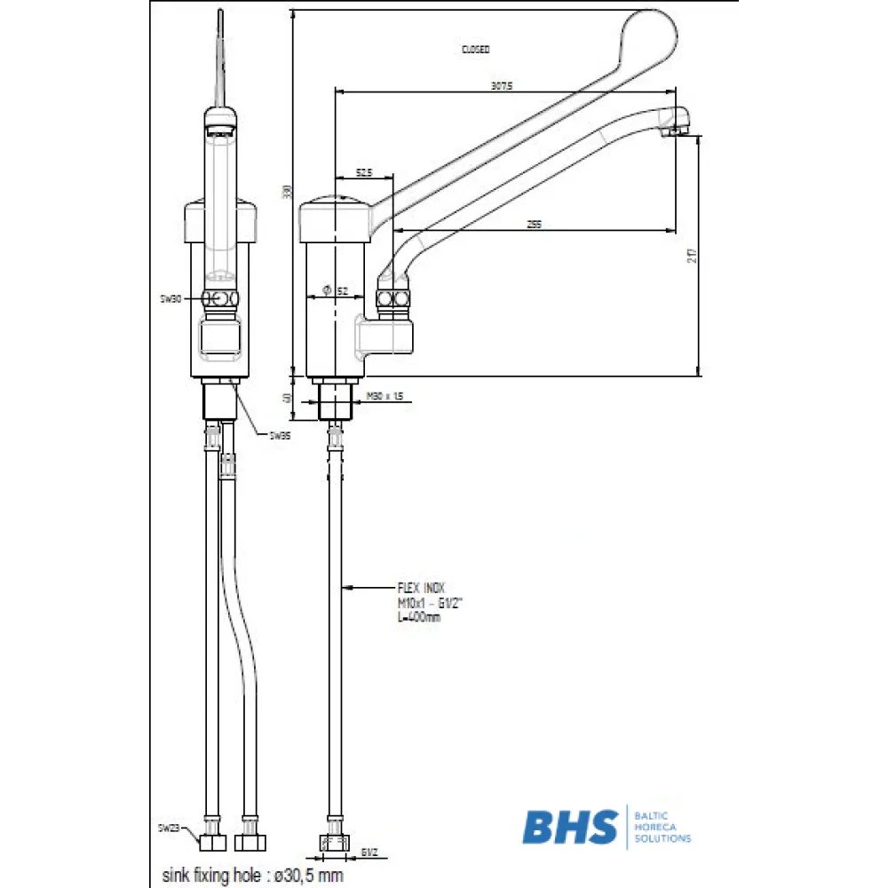 Mixer tap 20210 MONOLITH R0201020255