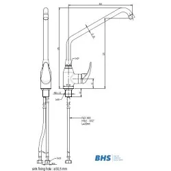 Water mixer MONOLITH R0201020215