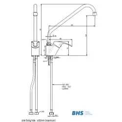 Water mixer MONOLITH R0201020216