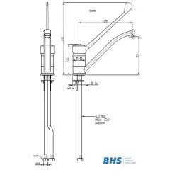 Mixer tap 20224 MONOLITH R0201020224