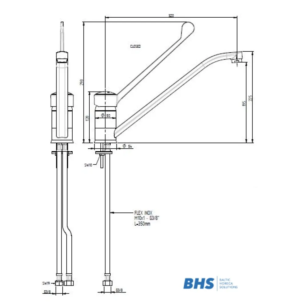 Mixer tap 20229 MONOLITH R0201020229