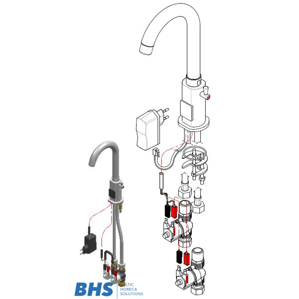 Electronic water mixer MONOLITH ZEUS005