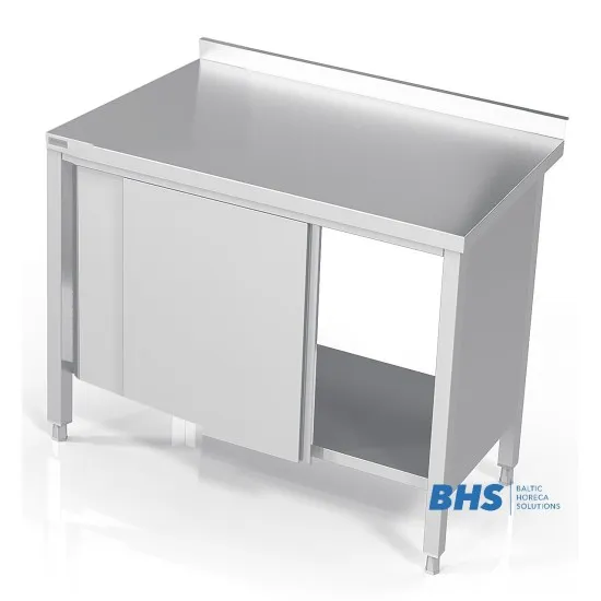 Workbench with Sliding Doors