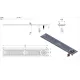 Built-in drip tray with glass rinser and drain BHS-HoReCa BHS-ZJ21-000