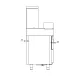 Hot-dog counter refrigerator BHS-HoReCa XKJ21-0030.000.00-SB