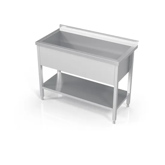 Pot Sink with Shelf