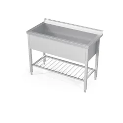 Pot sink with grate Novameta DV1-PSA-80/60/90