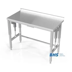 Metal table with adjustable top Novameta BHS-RRV-80/60/90