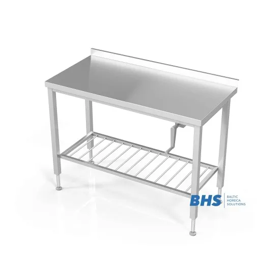 Table with Adjustable Height and Grille