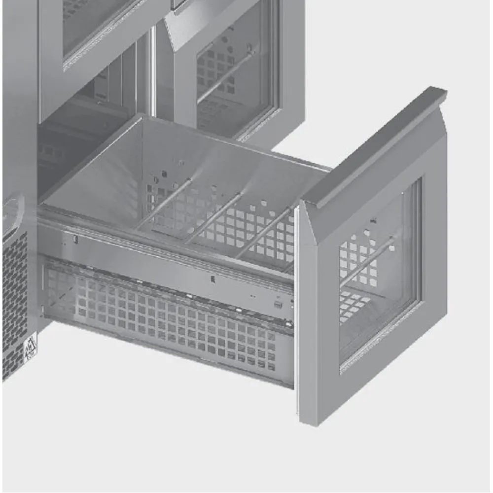 Back bar refrigerator Novameta BHS-Z-FP0-B438-223/65/86