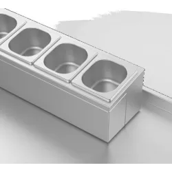 Gastronorm Container Holder Novameta BHS-Z-GNH-85/30/20