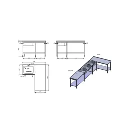 Kitchen work table BHS-HoReCa ZJ20-3021.00