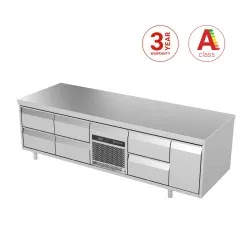 Low refrigerated counter Novameta BHS-FPS-E327-200/70/65