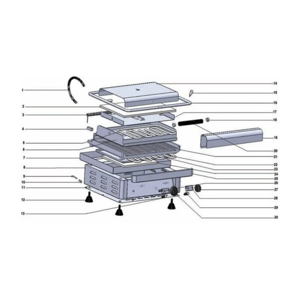Contact grill POTIS PK2745