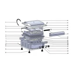 Contact grill POTIS PK2735-G