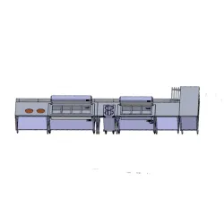 Canteen line with bain-maries project, made to order BHS-HoReCa