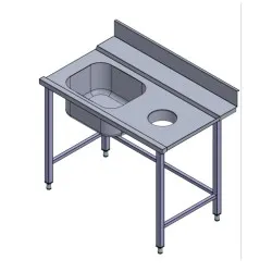 Custom dishwashing line project BHS-HoReCa