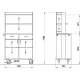 Waiter Station ROCAM 01500ALK2APBR
