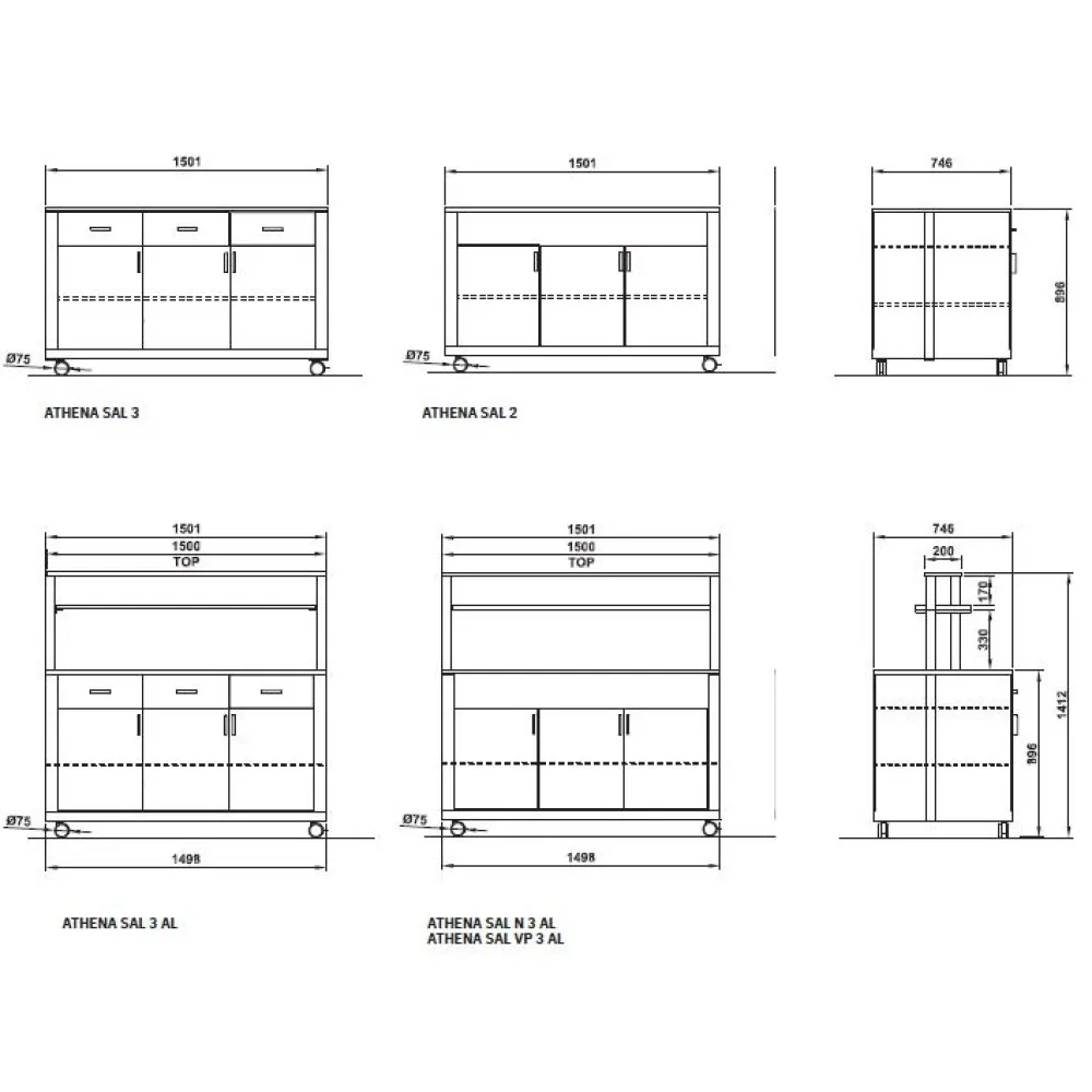Self-service display counter ROCAM 010VPATHSAL2