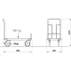 Platform trolley ROCAM 04000BAC100R