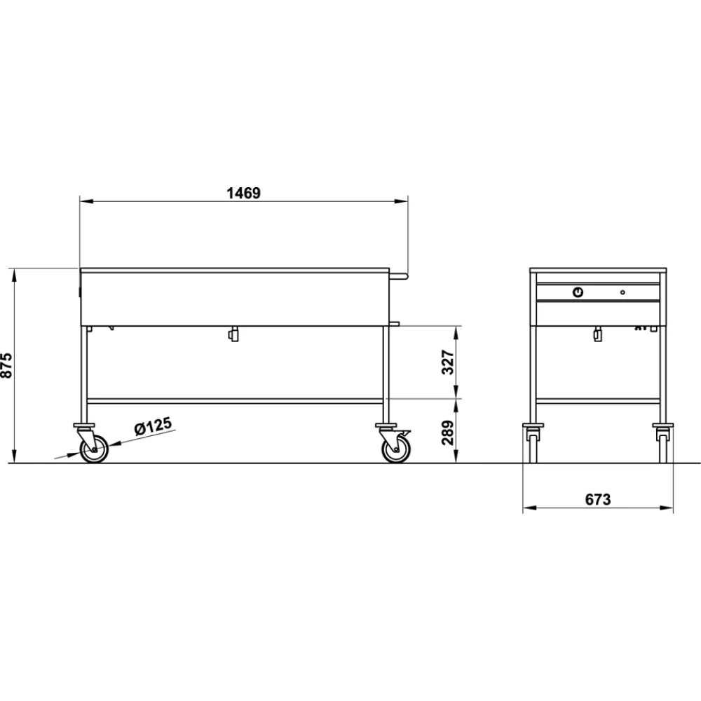 Bain-marie ROCAM 02000CAP400IN