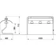 Food service area lamp ROCAM 03600AL3REDIN