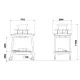 Service trolley ROCAM 005LEARI/BOLL