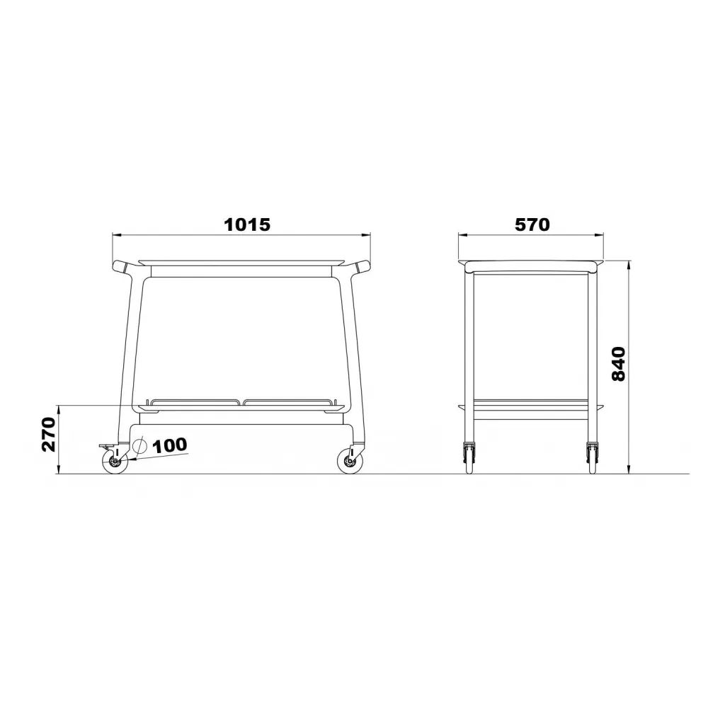 Service trolley ROCAM 005LEARI/2