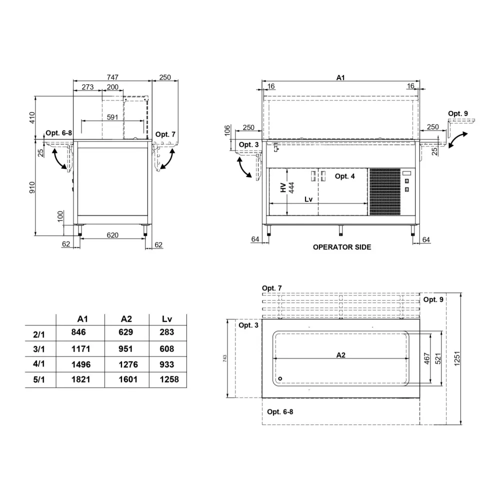 Refrigerated module ROCAM 01900OM4PR/IN