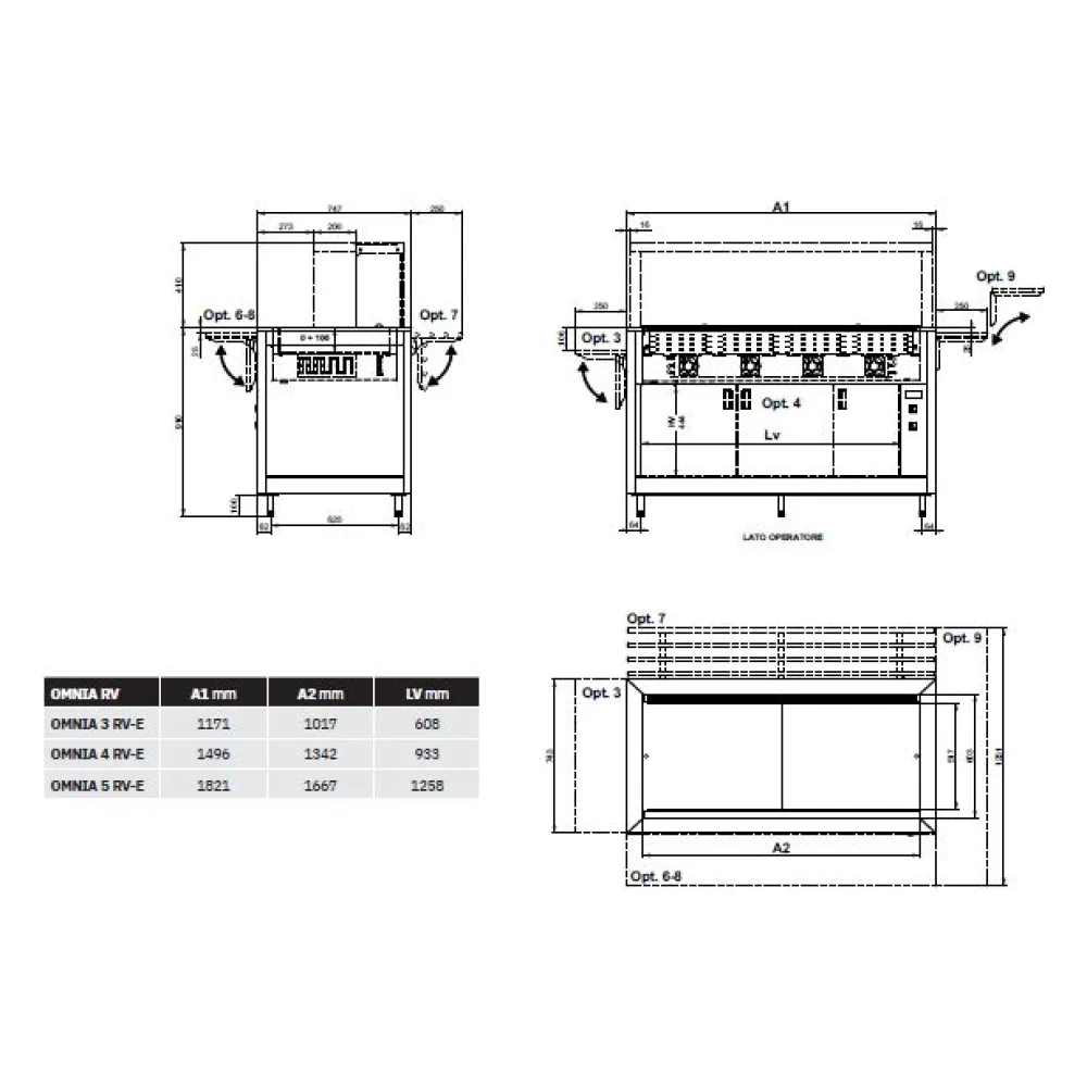 Refrigerated module ROCAM 01900OM4RV/E