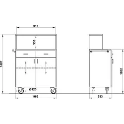 Waiter Station ROCAM 015INPOL2AL