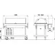 Service trolley ROCAM 008INARTREFGML