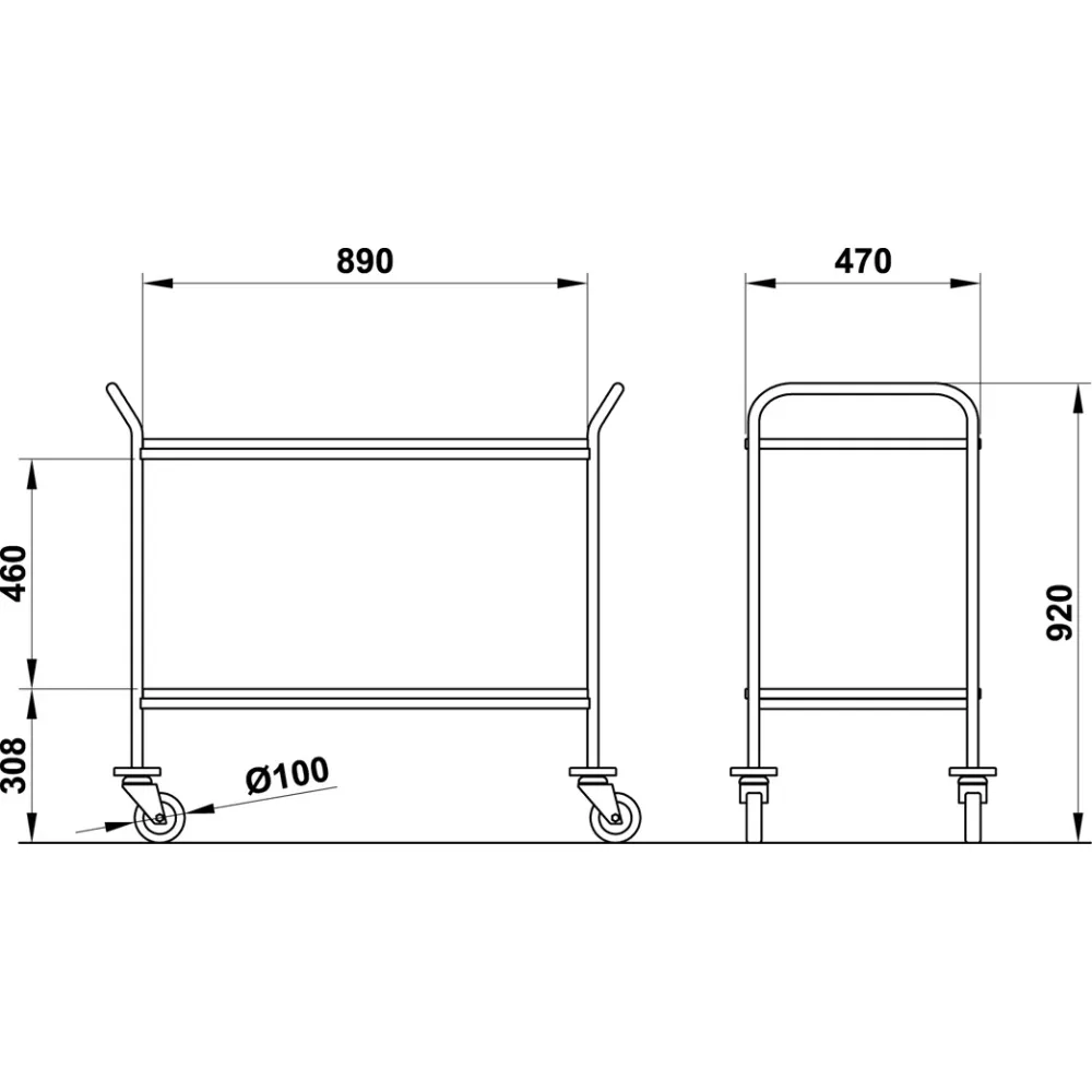 Service trolley ROCAM 003CR500M/200