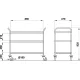 Service trolley ROCAM 003NN500M/300