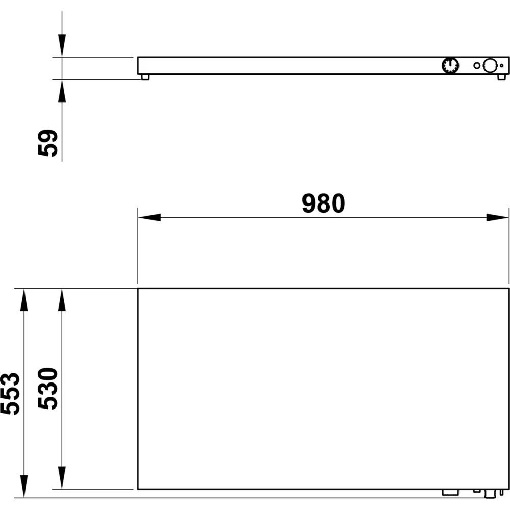Food service area lamp ROCAM 03600VUL3/1