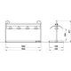 Food service area lamp ROCAM 03600VU4RED