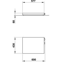 Food service area lamp ROCAM 03600VUL6X4
