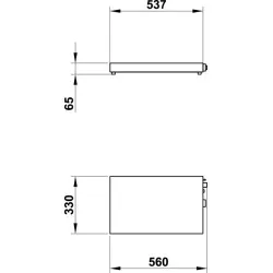 Food service area lamp ROCAM 03600VUL1/1GL