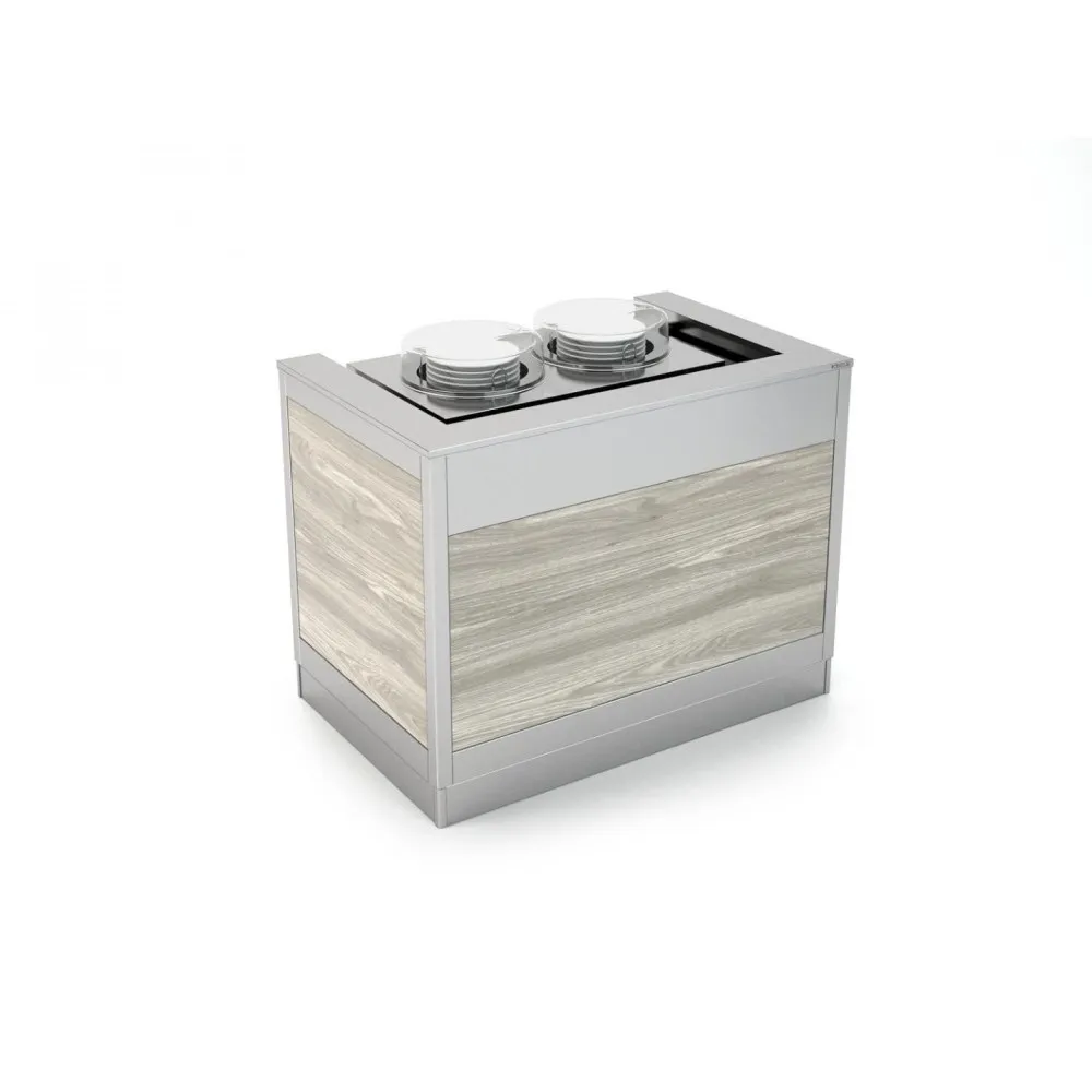 Plate storage, transport and warming trolley ROCAM 03800SOLL/PPN