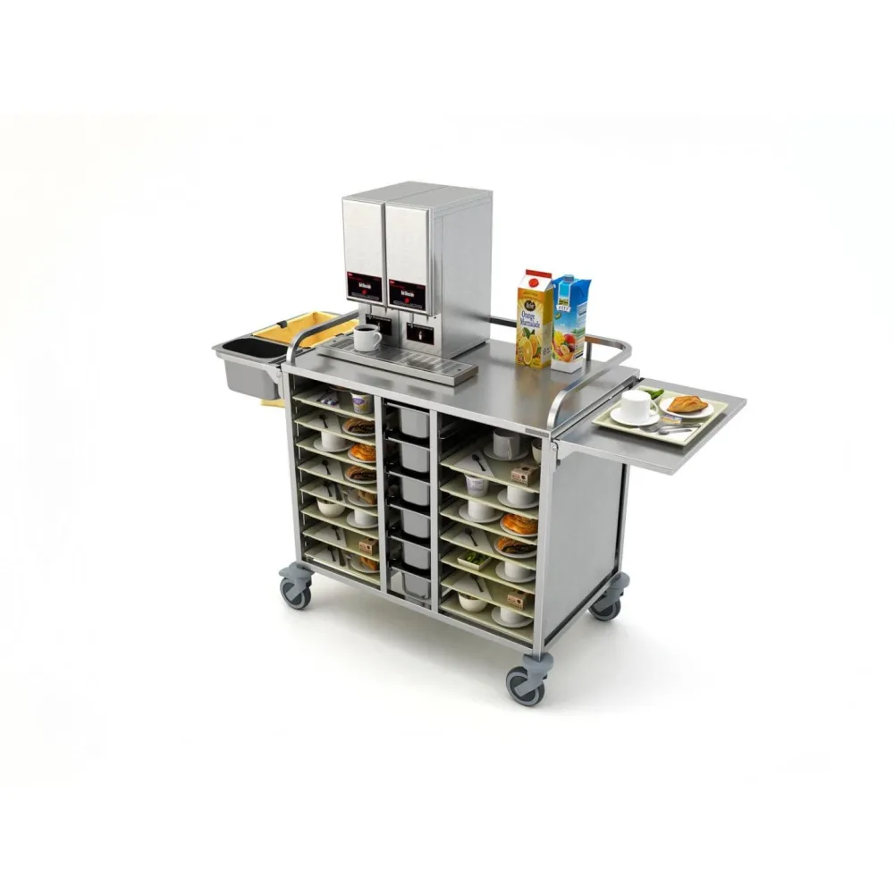 Serving and retail trolley ROCAM 042INCARE/B