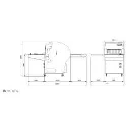 Bread slicer ROLLMATIC MR52
