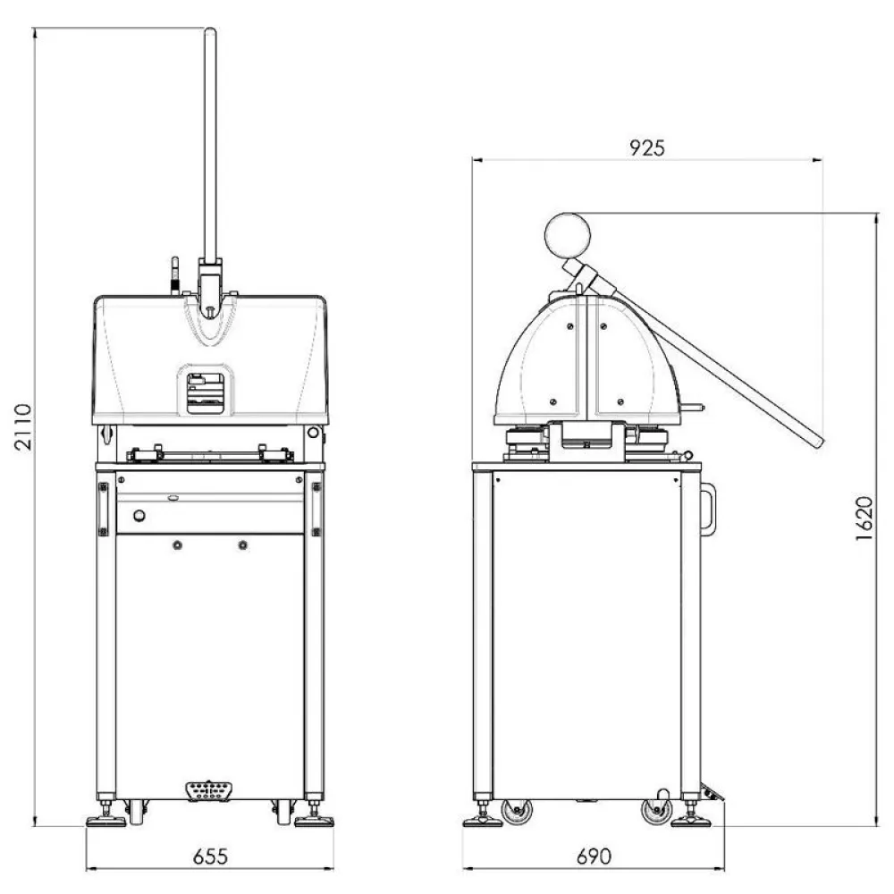 Dough sheeter ROLLMATIC DIRO DR-M/11